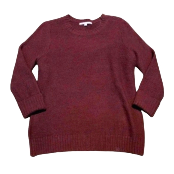 GAP Aubergine Wool Blend Pullover Sweater - Picture 2 of 6